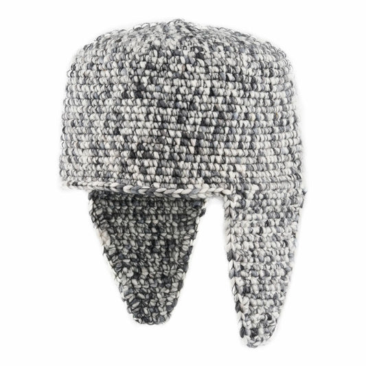 Nordic Granite | Hand-Knitted Wool Sauna Hat